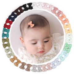 DED baby-hair clips 40-piece set in vibrant colors for easy outfit coordination and daily wear