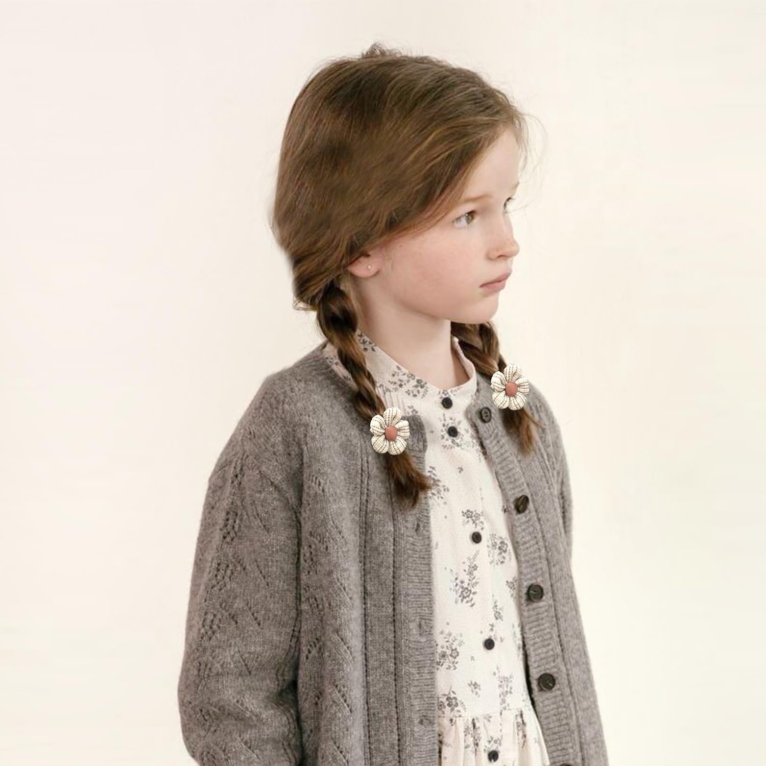 DED Baby Hair Ties Bows suited for pigtails and buns for versatile styling