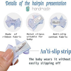 DED Mini Bow Snap Hair Clips yellow closeup showcases versatile color options for outfits.
