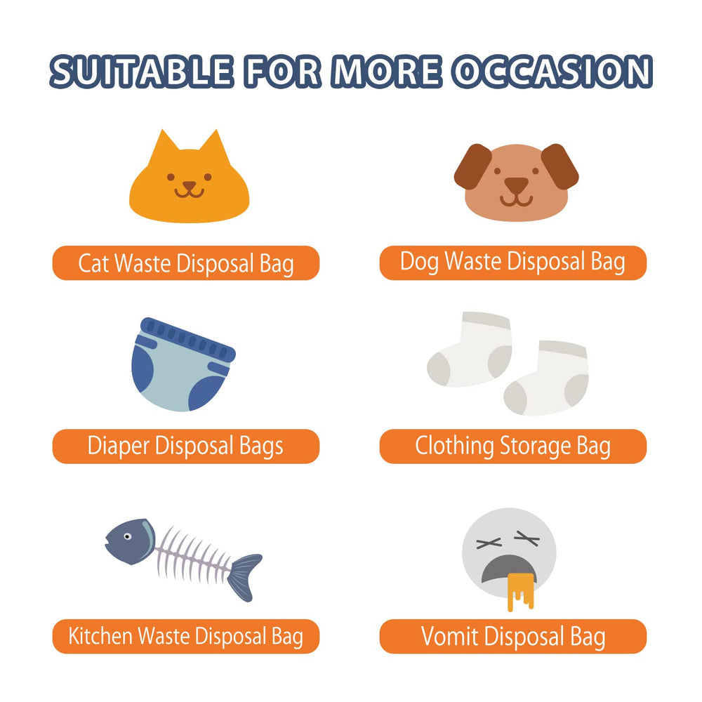 Deefre easy-twist ties securely seal contents and odors