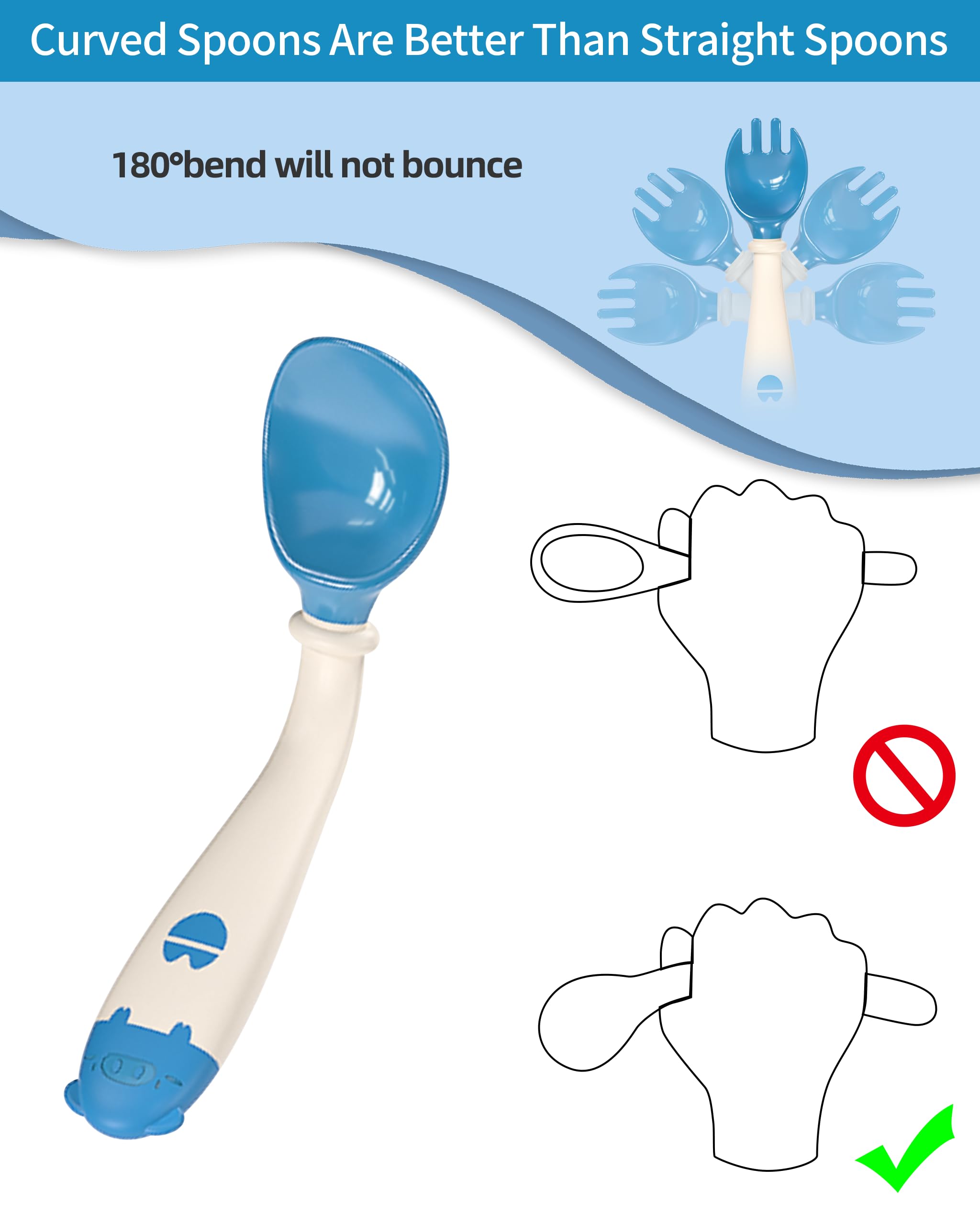 Deejoy heat-resistant silicone utensils designed for safe meals.