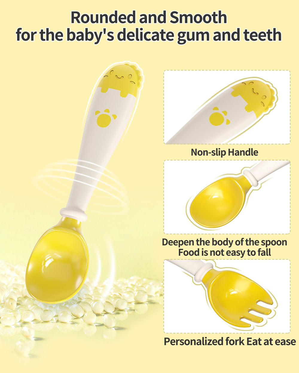 Deejoy bendable-handle close-up highlighting grip-friendly design for tiny hands.