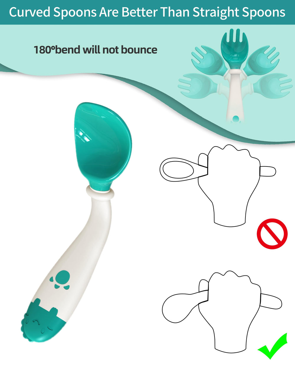 Deejoy heat-resistant utensils demonstrate durable, dishwasher-friendly baby feeding gear