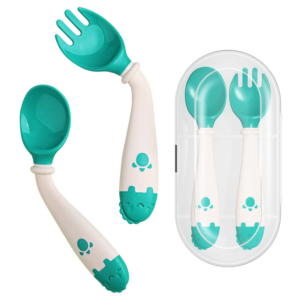 Deejoy toddler utensils travel case keeps feeding gear clean and organized on trips