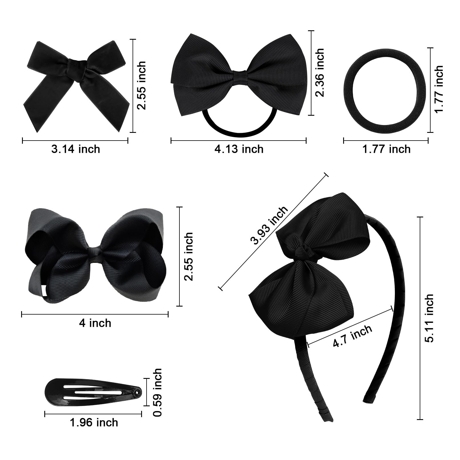 DEEKA back-to-school-look bows provide quick, cute styling for busy mornings.