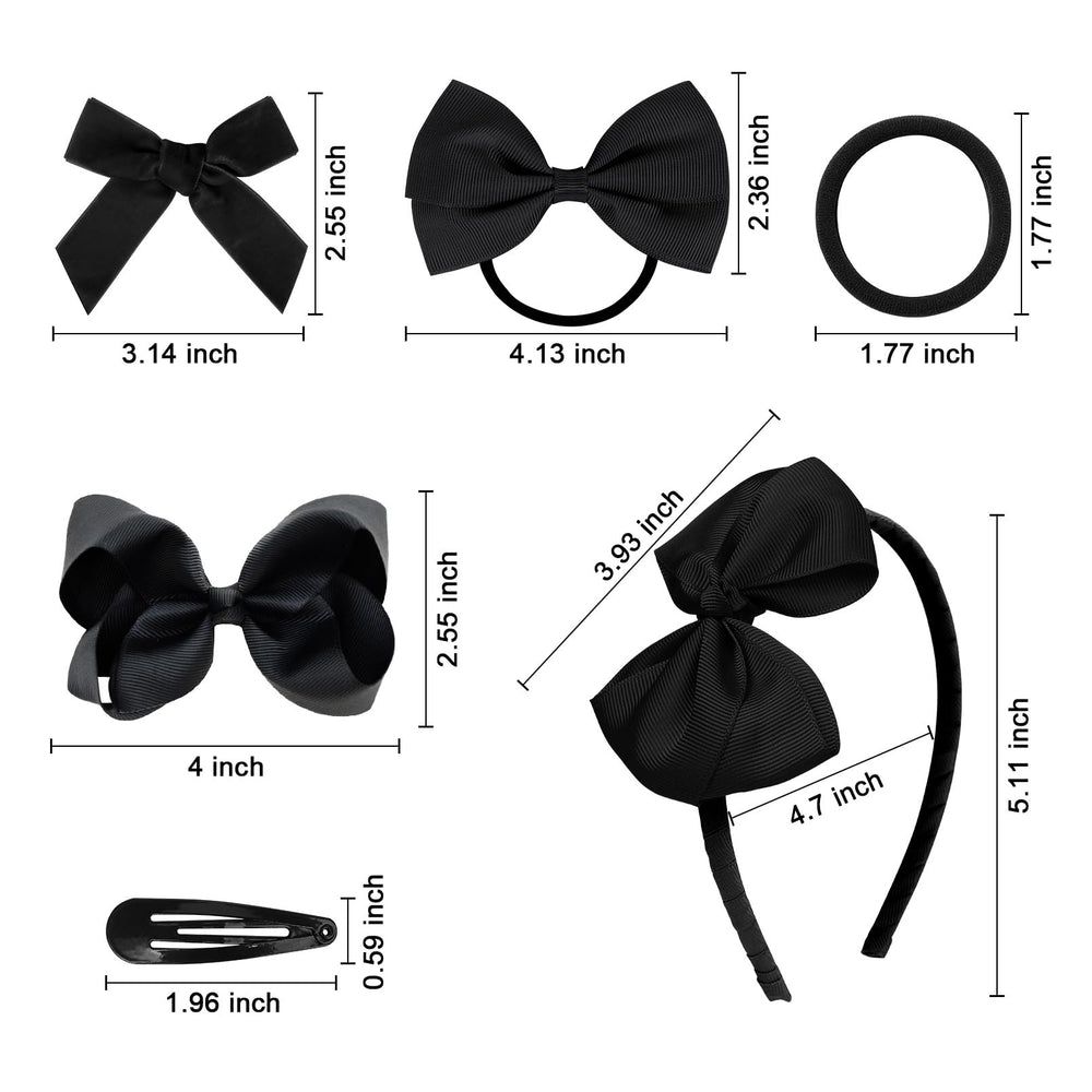 DEEKA back-to-school-look bows provide quick, cute styling for busy mornings.