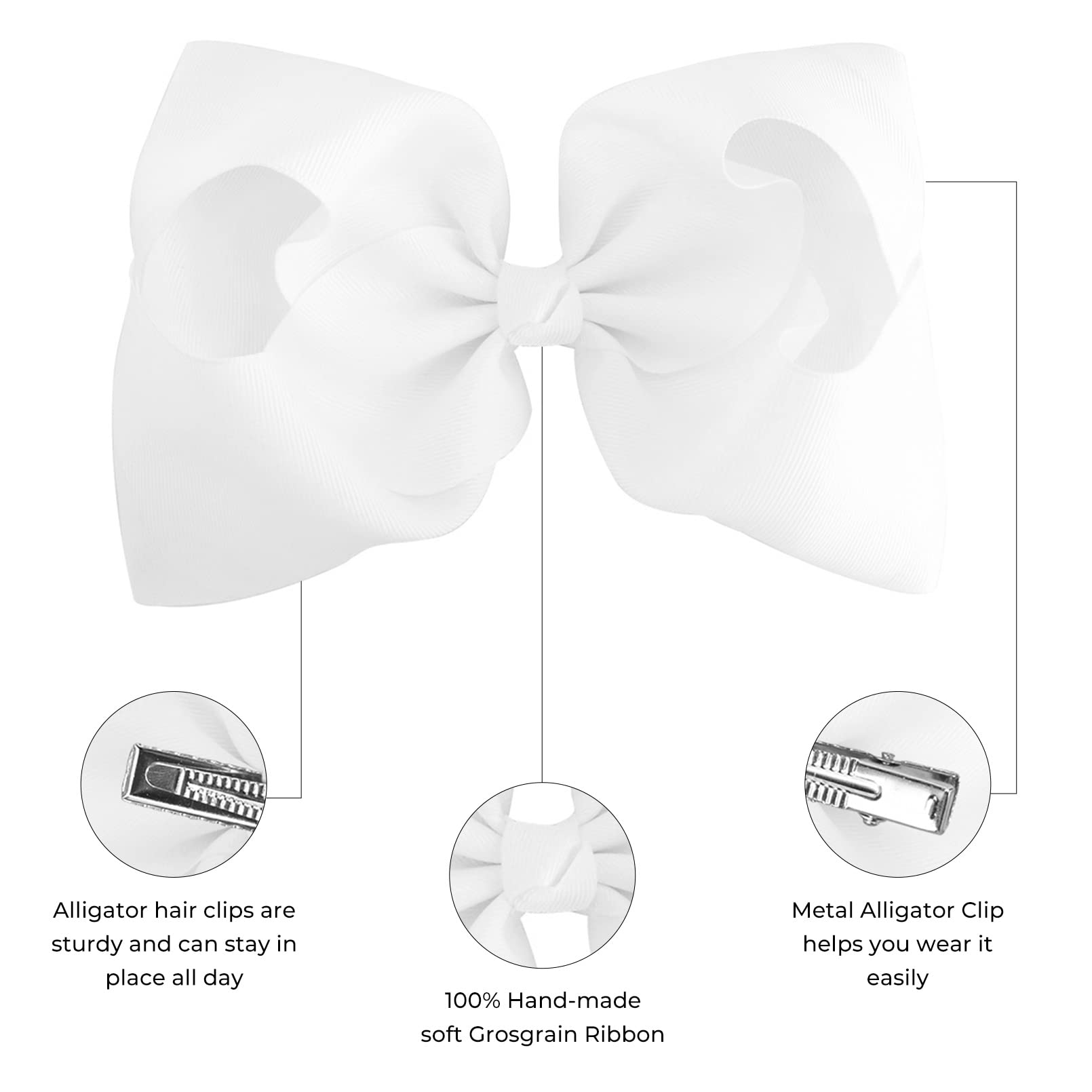 DEEKA girls hairstyle accessory ideal for ponytails and buns