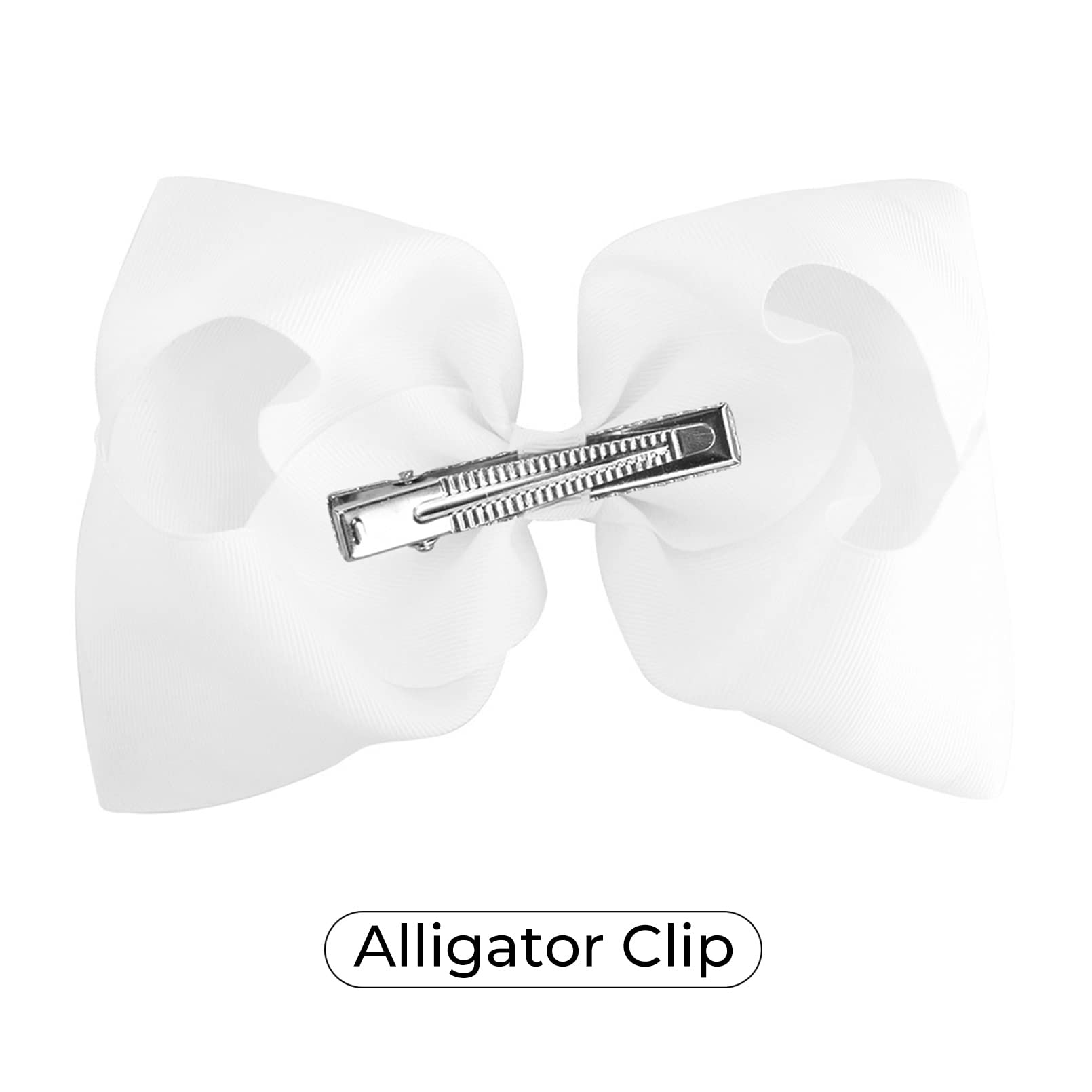 DEEKA grosgrain ribbon texture in white enhances style depth