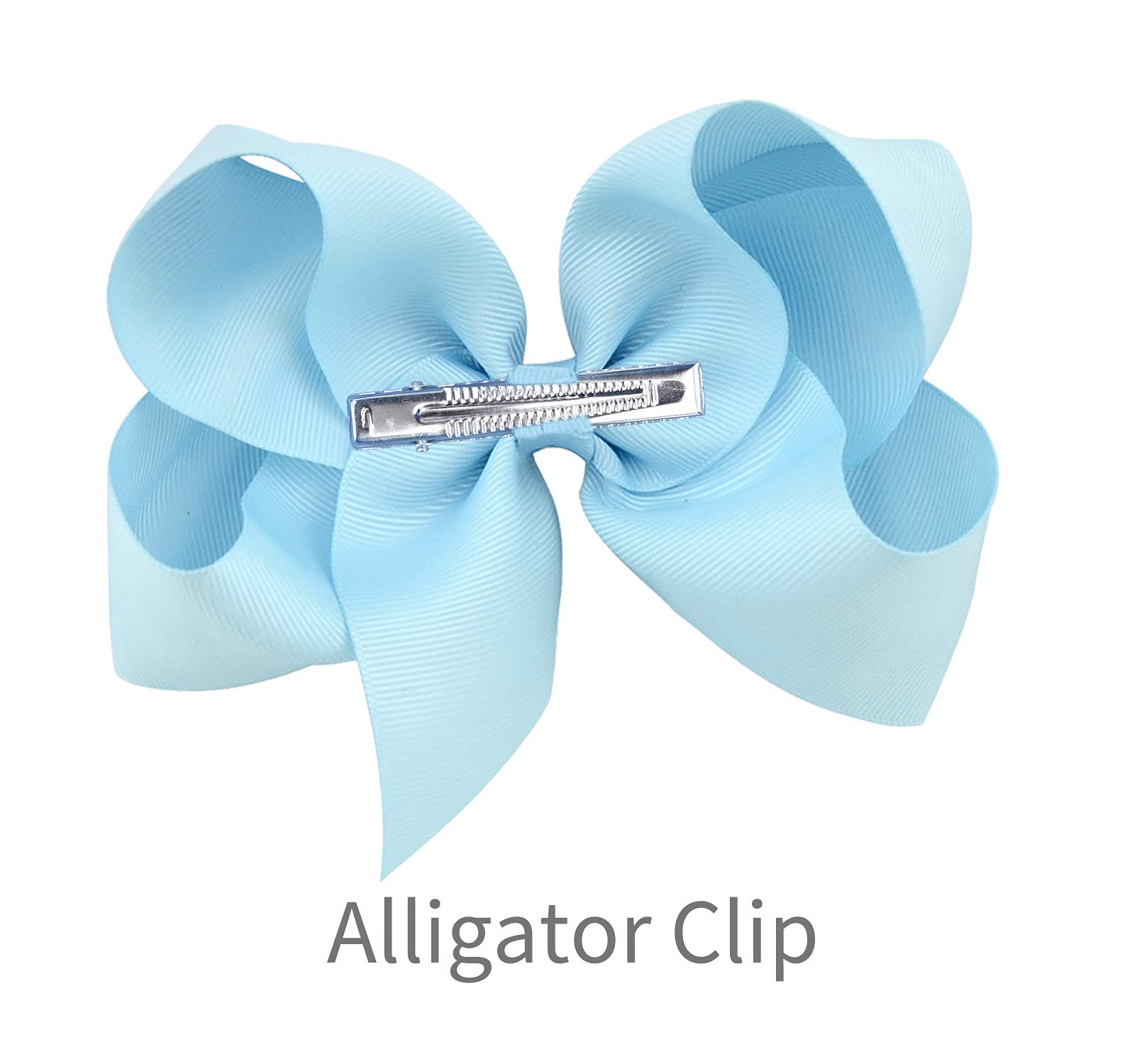 DEEKA light-blue grosgrain ribbon detail highlights rich texture and color
