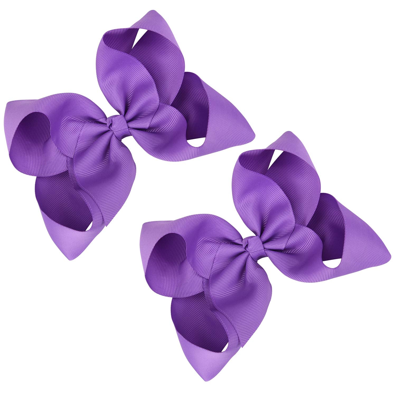 DEEKA grosgrain texture purple close-up emphasizes durable crisp ribbon.