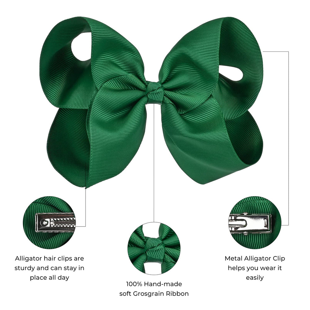 DEEKA handmade bows 2pcs set highlights versatile solid color embellishment