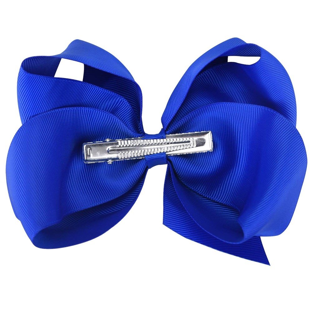 DEEKA royal blue alligator-clip closeup emphasizes secure, easy attachment