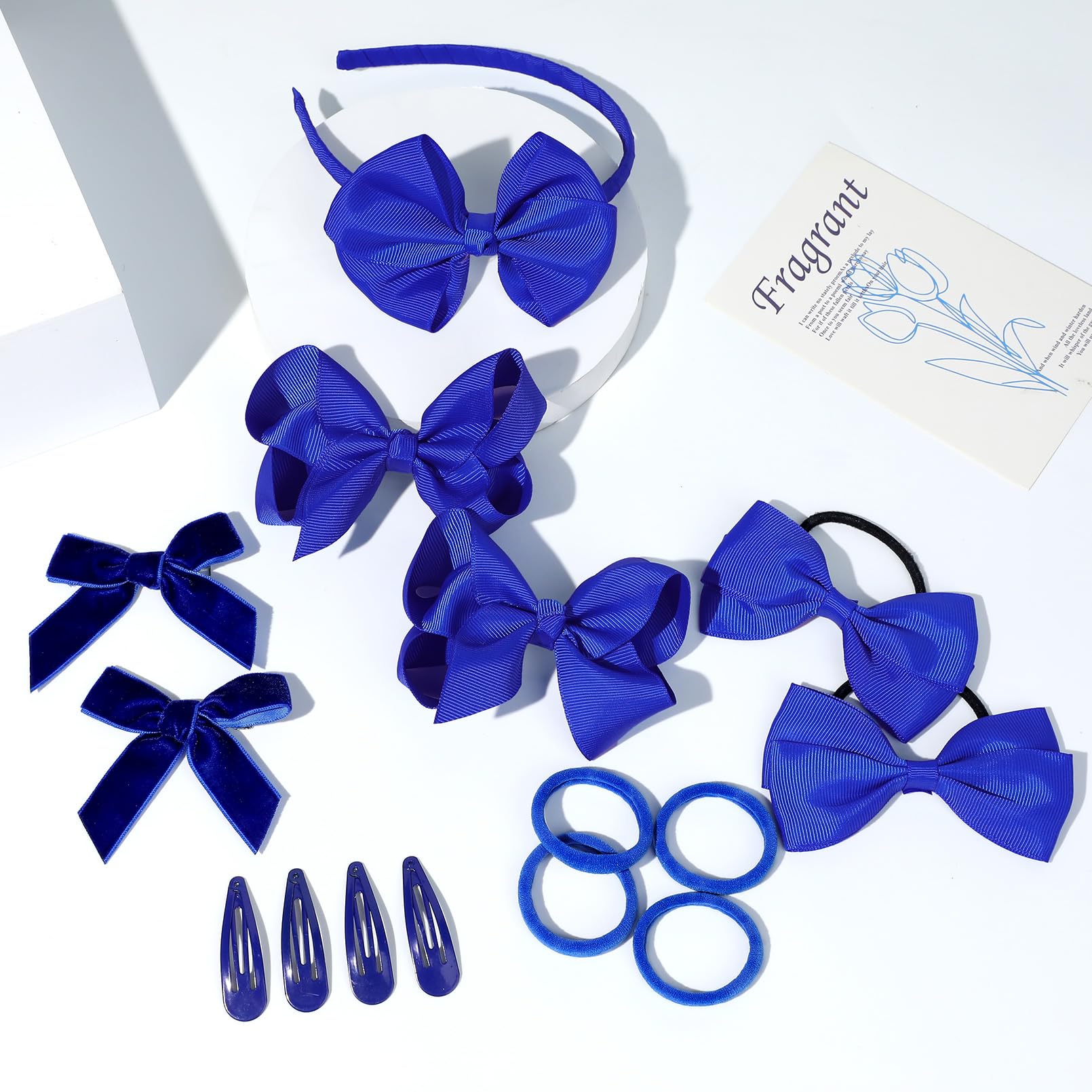 DEEKA Royal Blue snap hair clips keep hairstyles in place