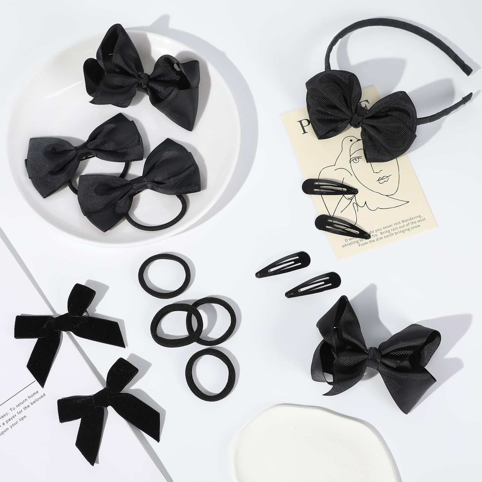 DEEKA uniform-hair-accessories-set variety keeps daily looks fresh and coordinated.