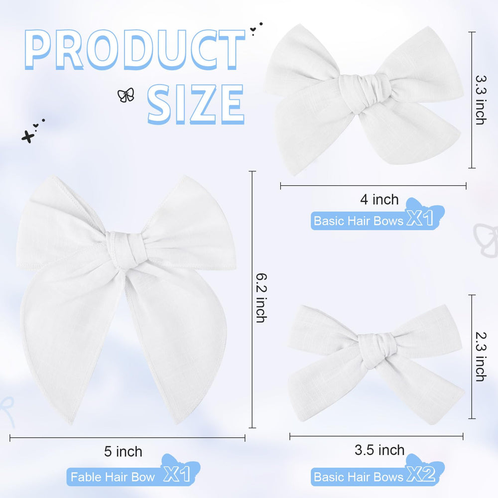 DEEKA bow-set presentation image; includes four pieces for mix-and-match looks