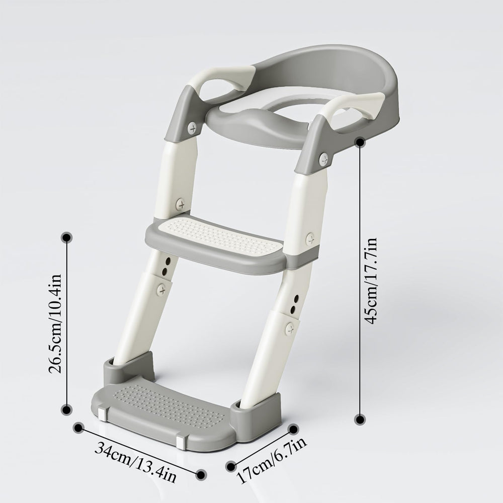 DEEKI compatible with standard toilets for easy upgrades in potty training.