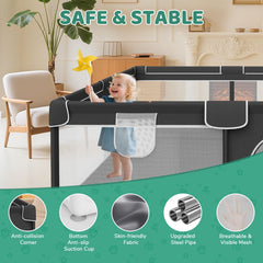Deeteck 360-degree mesh view offers clear sightlines and ventilation