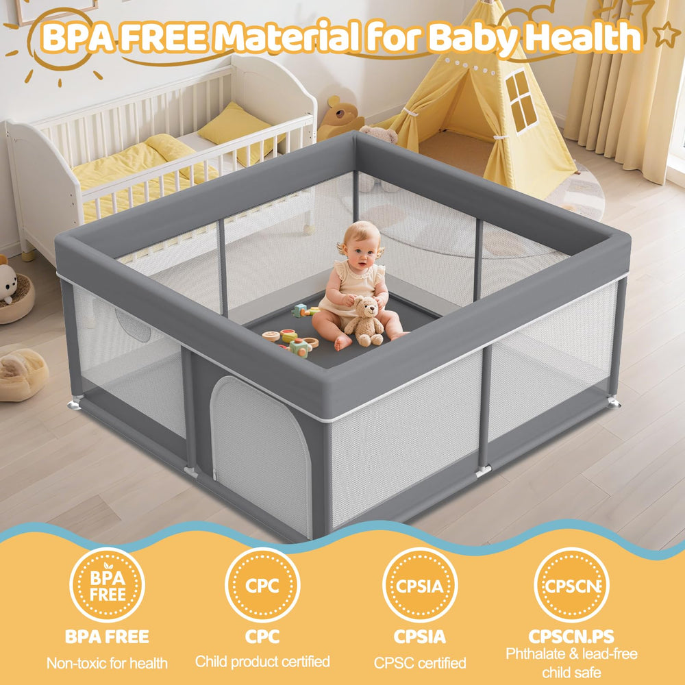 Deeteck playpen storage pocket for diapers and essentials