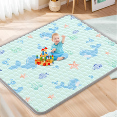 Deeteck baby play mat ocean-wonders: soft surface for tummy time and exploration.