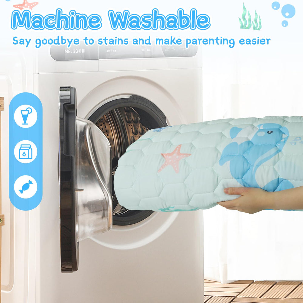 Deeteck baby play mat safe materials are non-toxic and odorless.