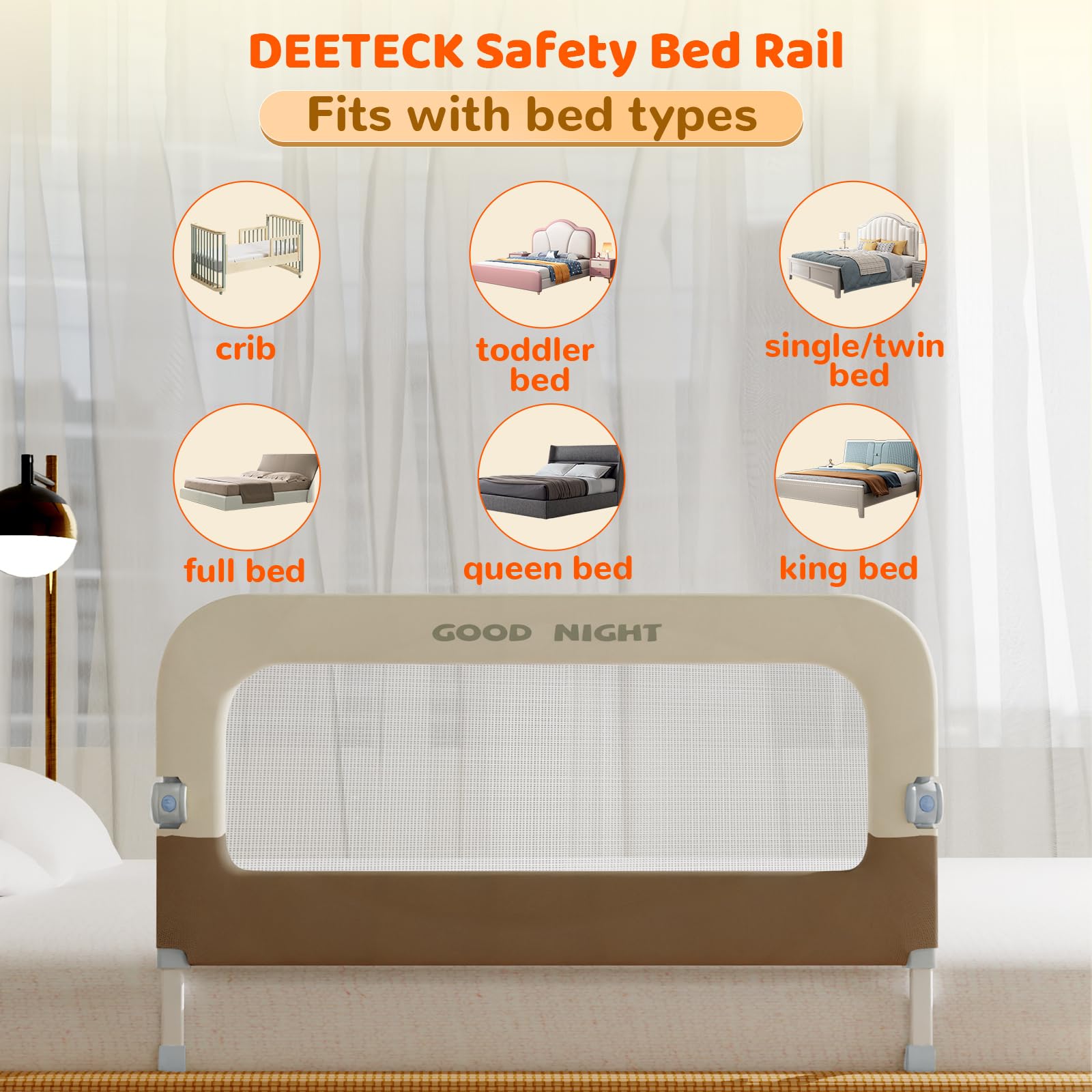 Deeteck tool-free installation saves time during setup