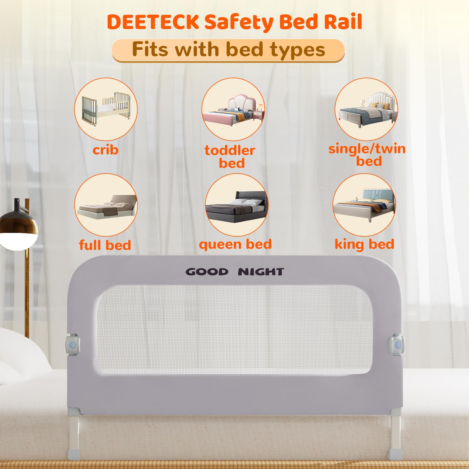 Deeteck non-toxic materials emphasize baby-safe, skin-friendly construction.