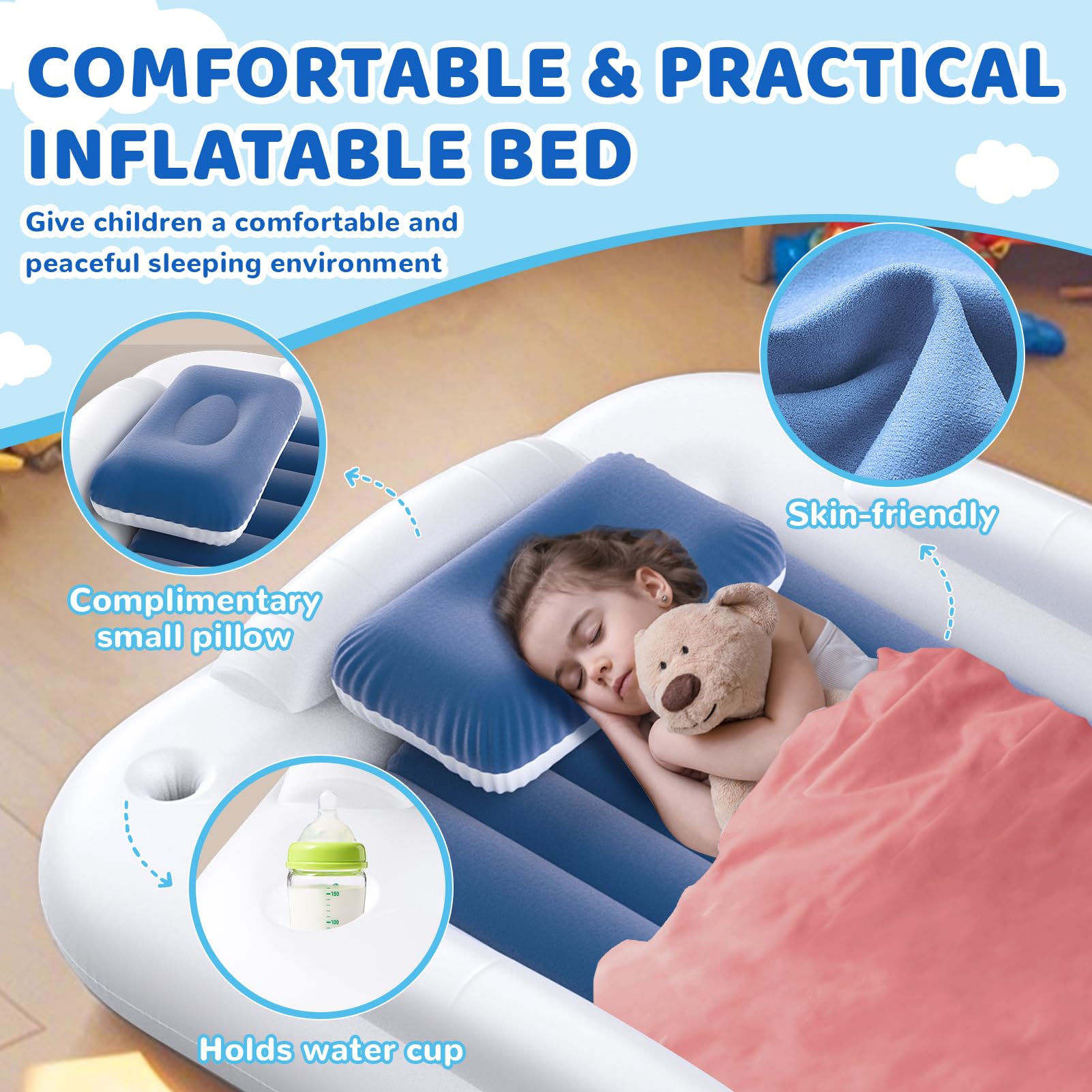 Deeteck carry bag for toddler bed easy transport and storage.