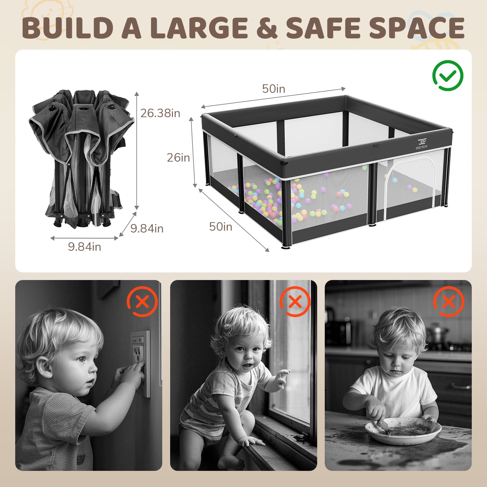 Deeteck machine-washable mat stays secure with Velcro.