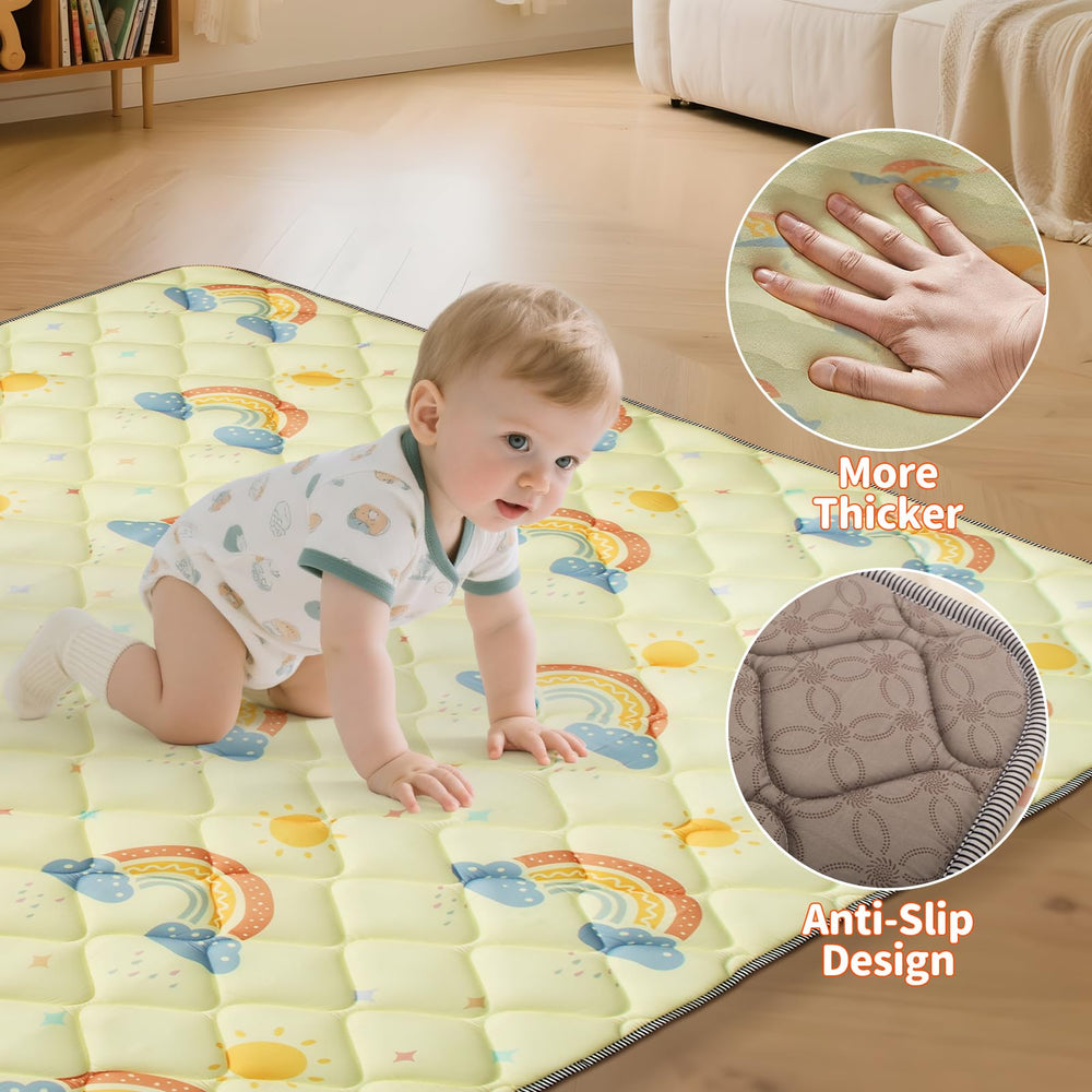 Deeteck machine-washable mat for quick cleaning after messes