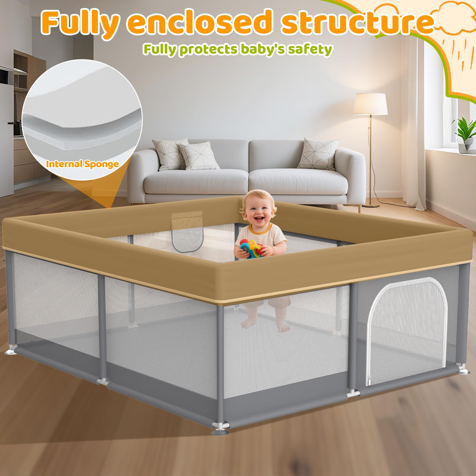 Deeteck top edge padding helps prevent bumps