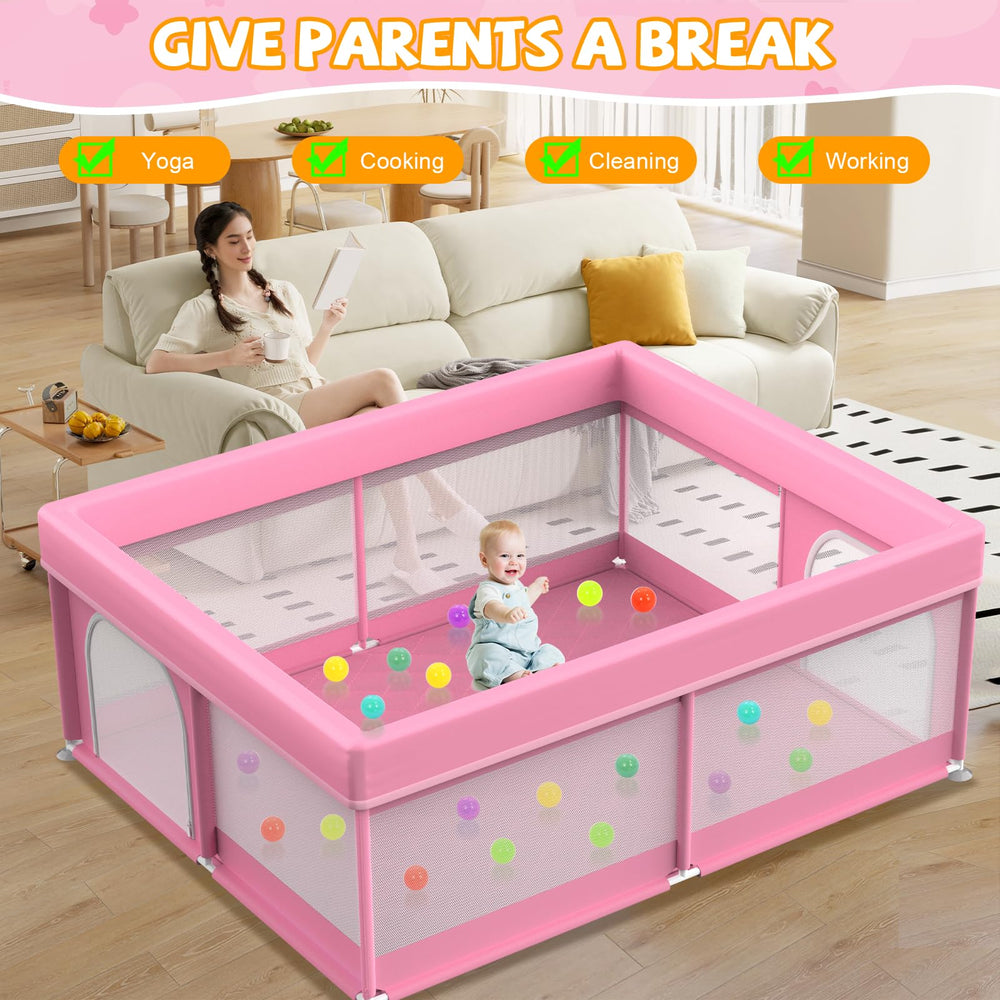 Thick sponge padding from Deeteck creates a soft, secure play space.