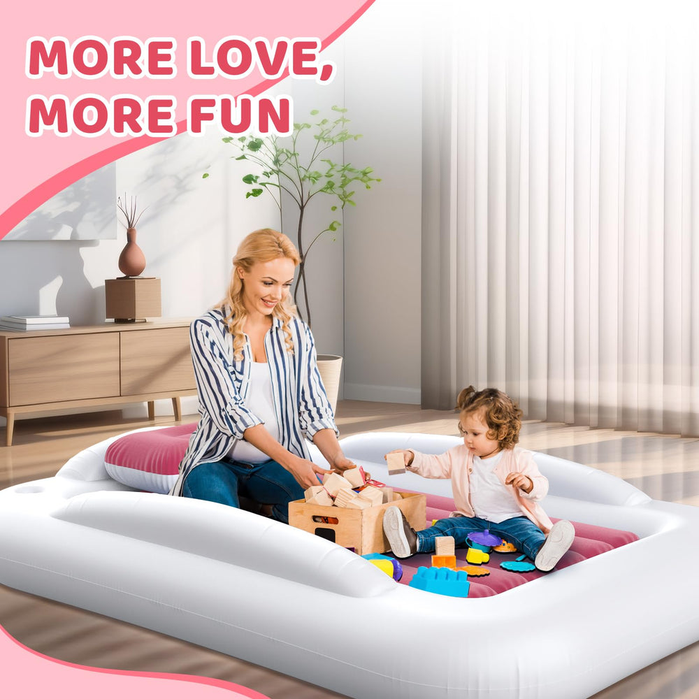 Deeteck travel bed ideal for sleepovers and family trips