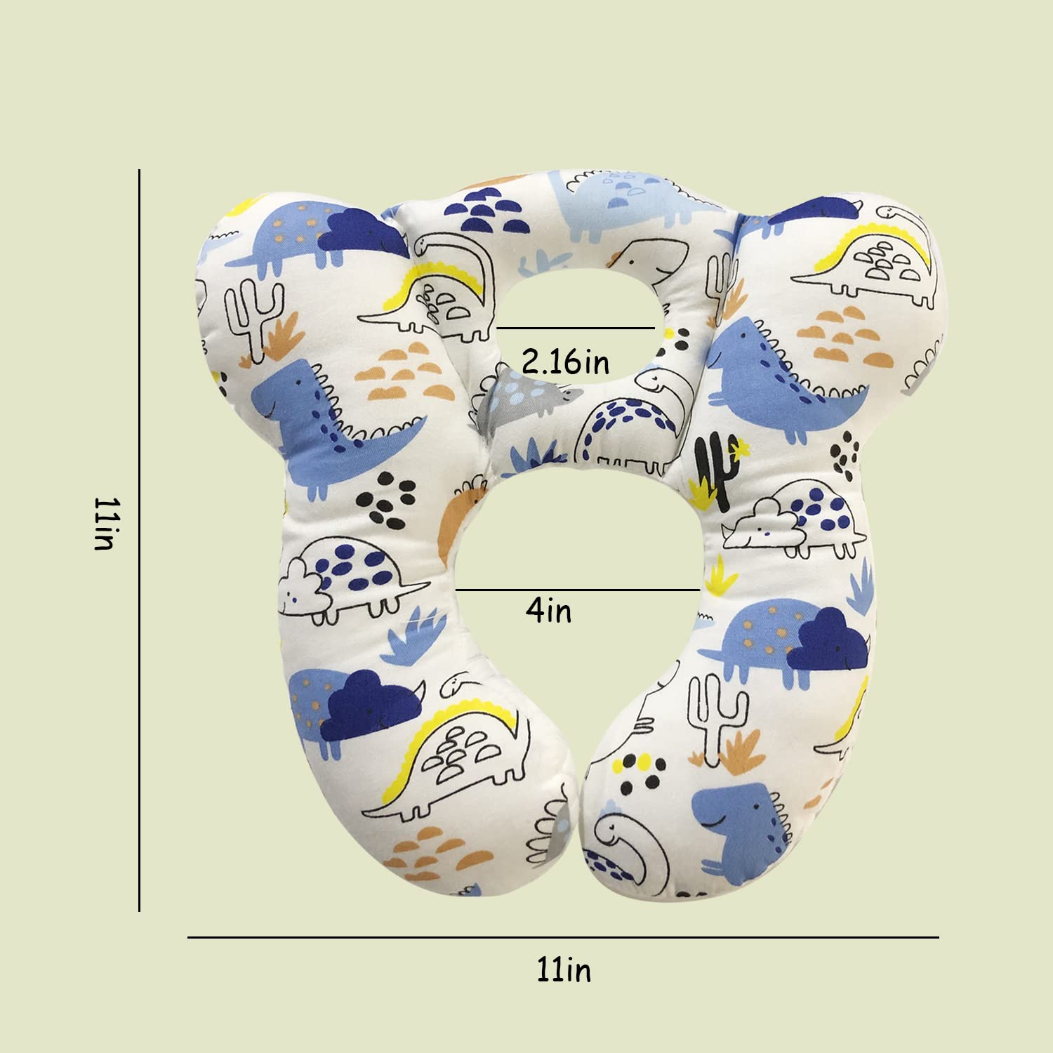 DEEZOMO Baby Travel Pillow features easy-clean hand-wash design for busy families.