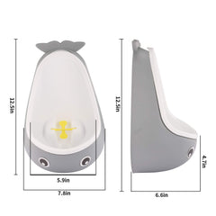 DEEZOMO Whale Potty Training Urinal gray whale shape encourages child friendly training