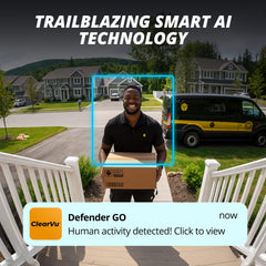 Defender GO 2K color night vision demonstrates clear nighttime surveillance.