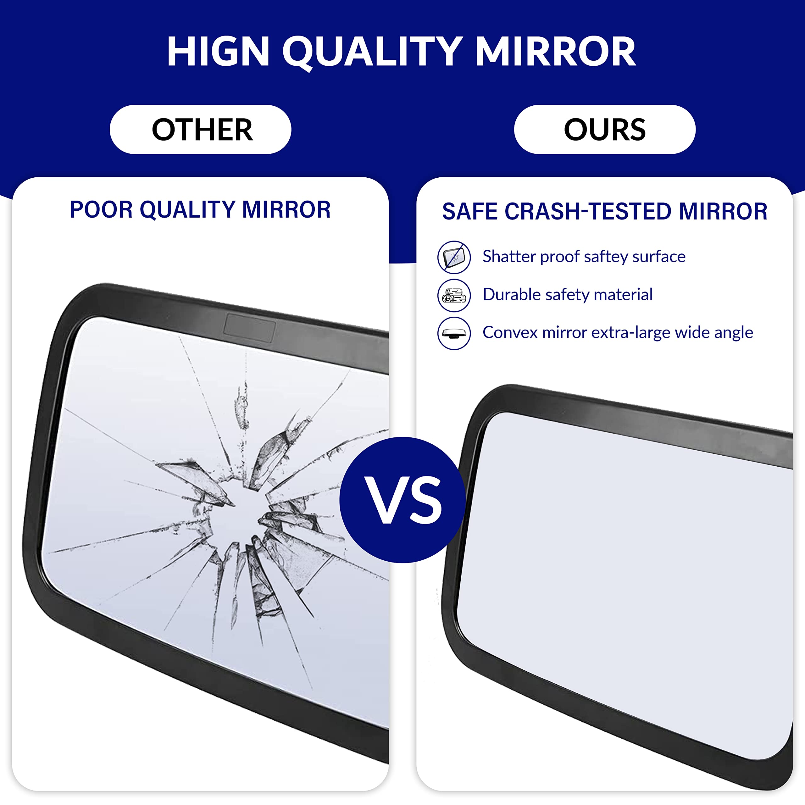 Define Essentials baby car mirror rear-view clarity helps parent stay attentive