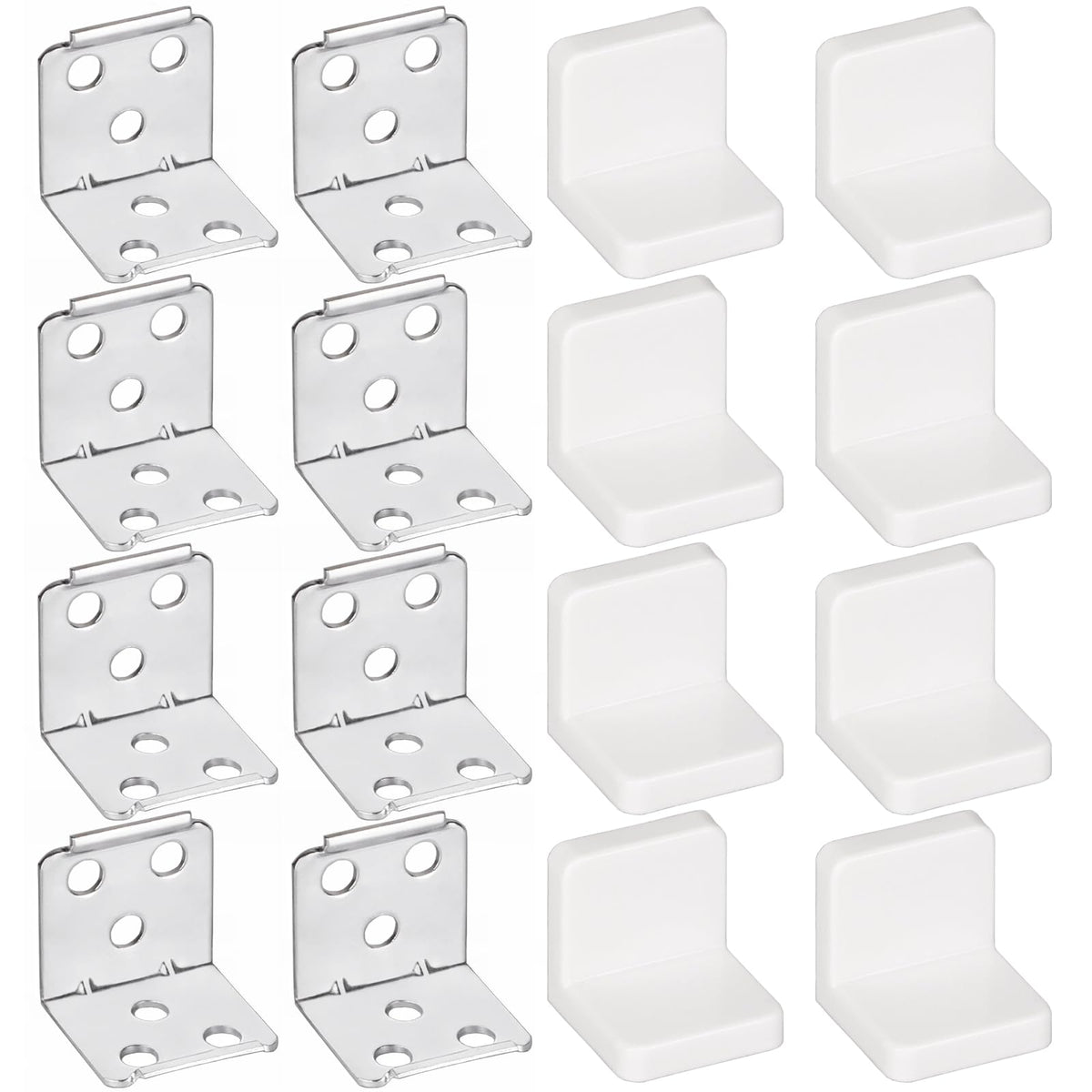 Deftomo 8-pack wall anchors package shows anti-tip safety for homes with kids