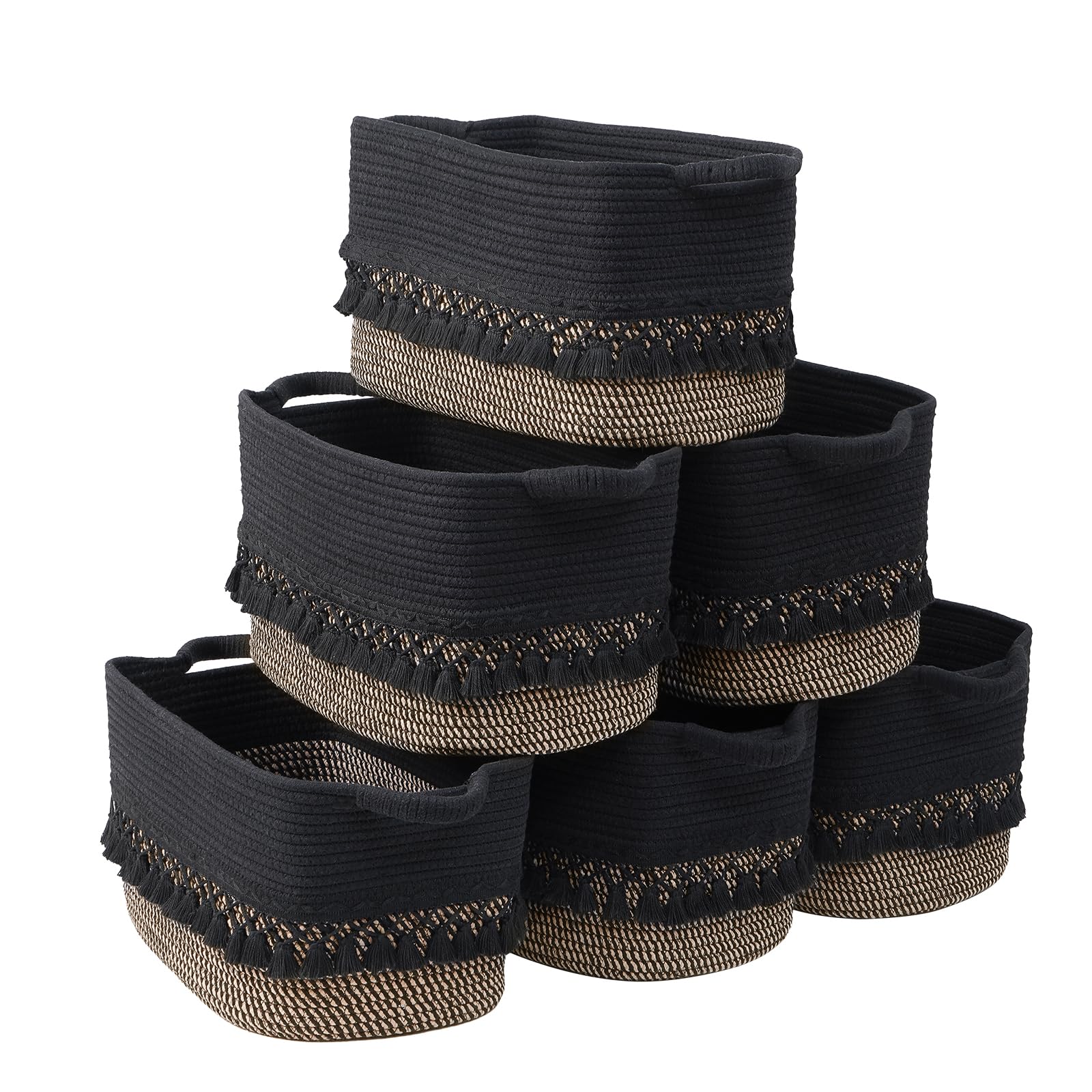 Degeyoyo 6-pack storage basket folded for shipping, ready to shape