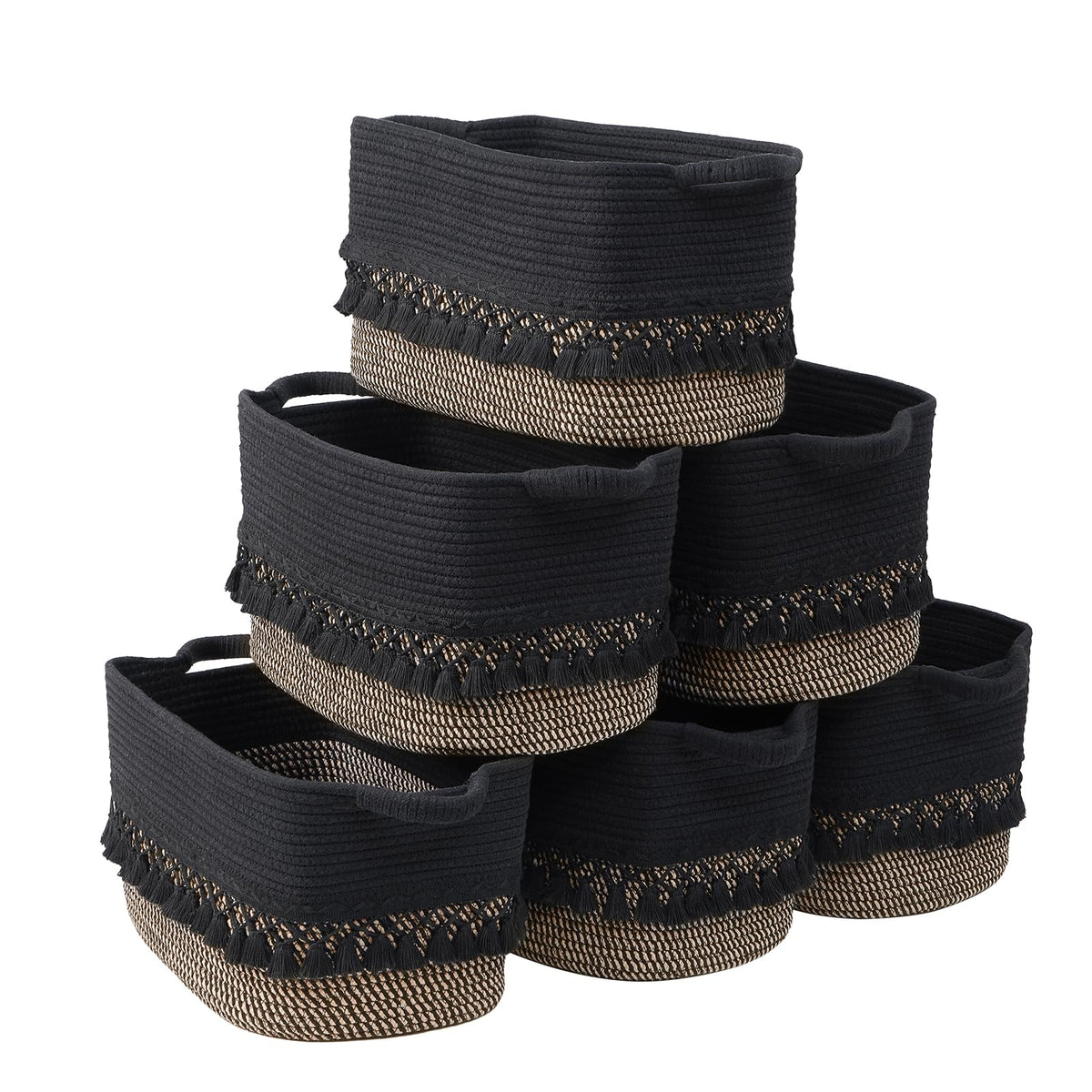 Degeyoyo 6-pack storage basket folded for shipping, ready to shape