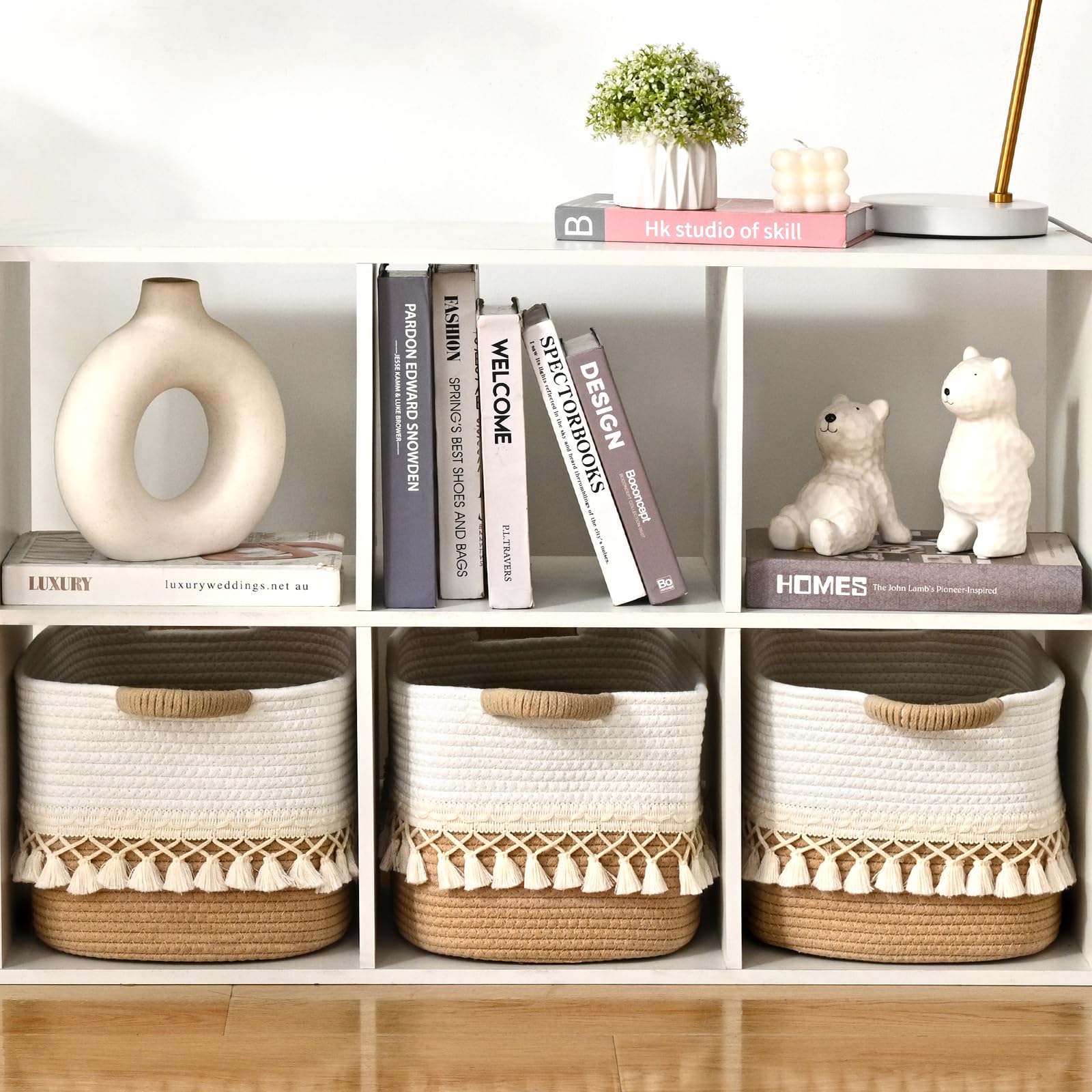 Degeyoyo baby clothes storage basket keeps nursery essentials tidy and within reach