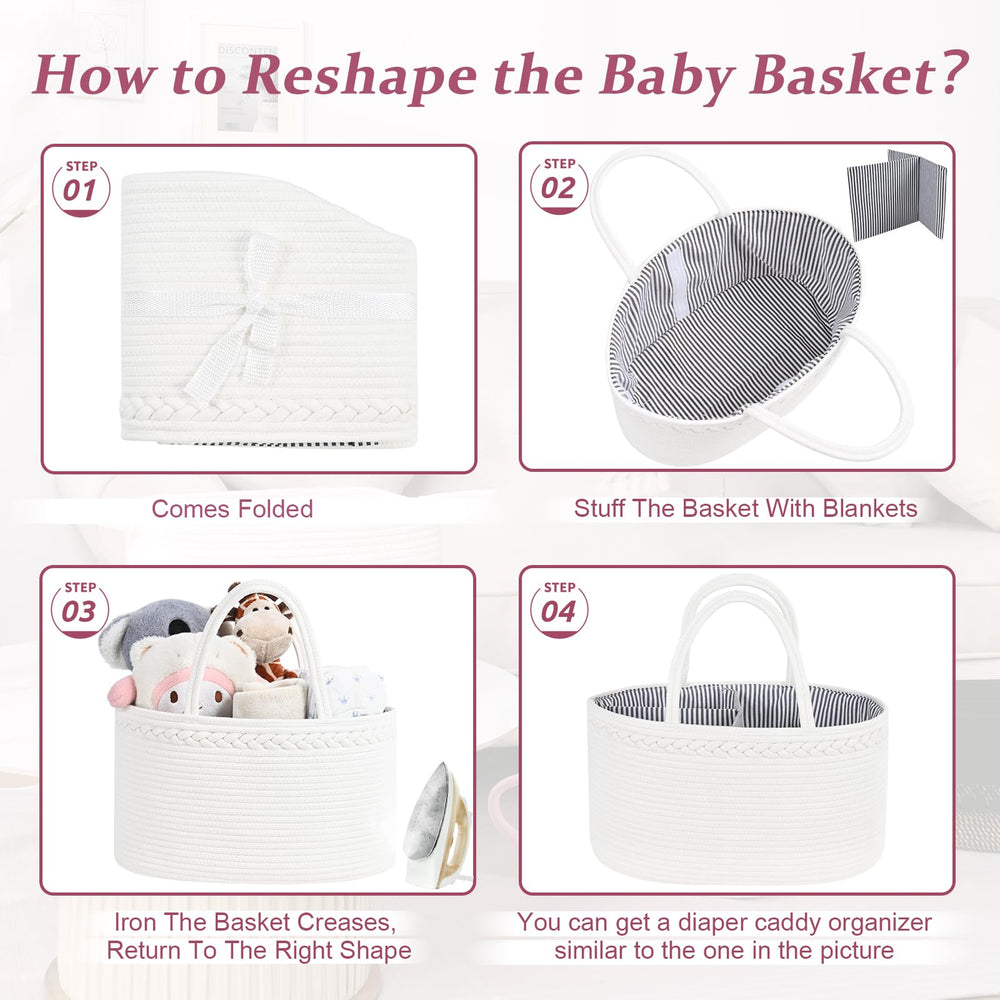 Degeyoyo Baby Diaper Caddy interior lining supports durability and easy cleaning
