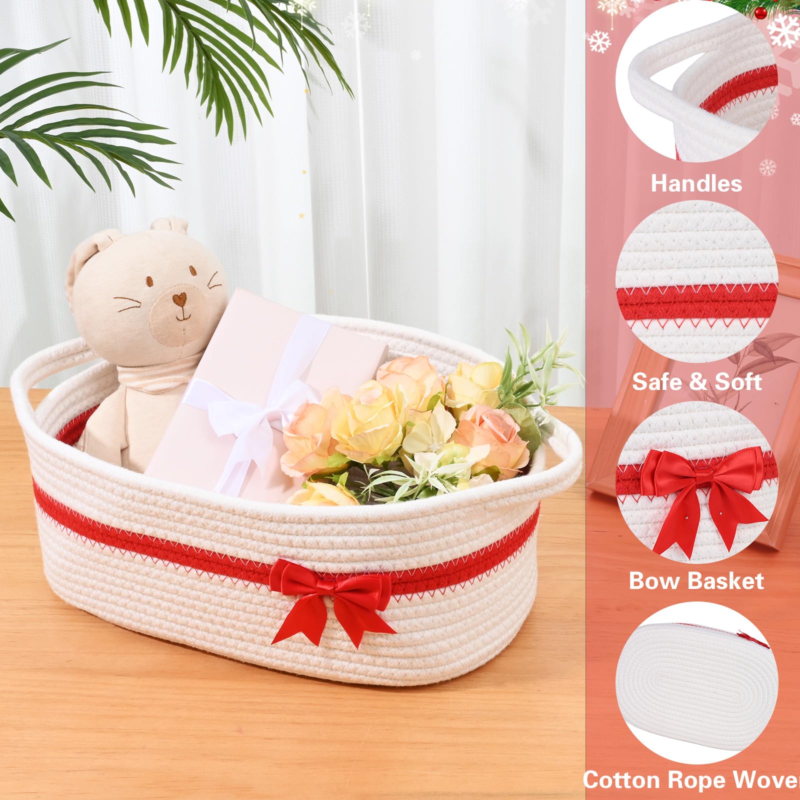 Degeyoyo baby shower gift idea—basket for small essentials.