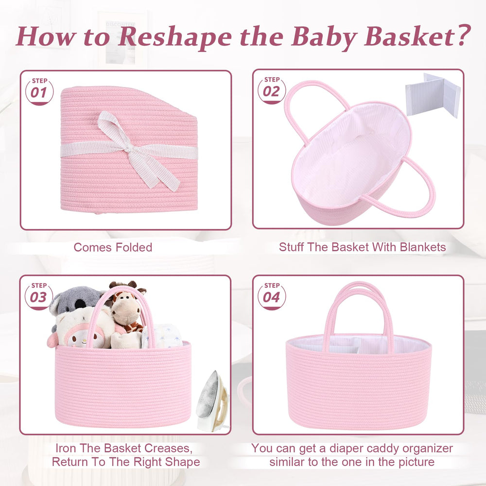 Degeyoyo diaper caddy travels from nursery to car on busy days.