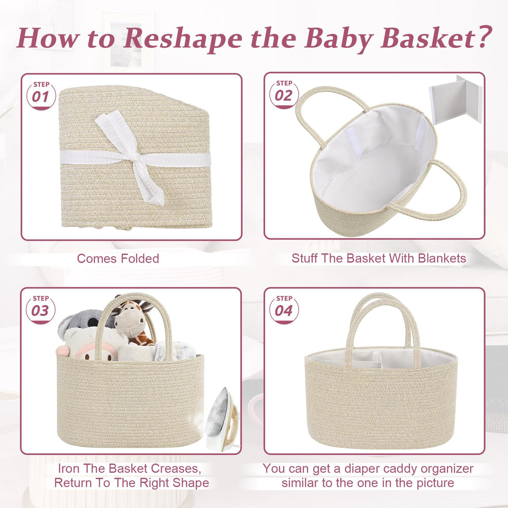 Degeyoyo car-friendly storage bin keeps baby essentials organized during trips.