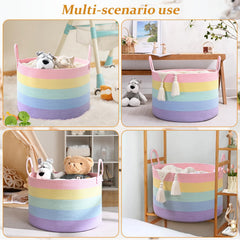 Degeyoyo natural cotton rope material is non-toxic and baby-friendly.