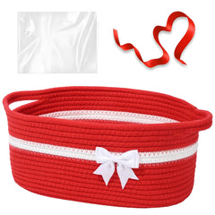 Degeyoyo gift basket empty 12in x 8in x 5in shows compact size ideal for gifting.