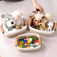 Degeyoyo multi-size basket set shows largest to smallest sizing for versatile organization.