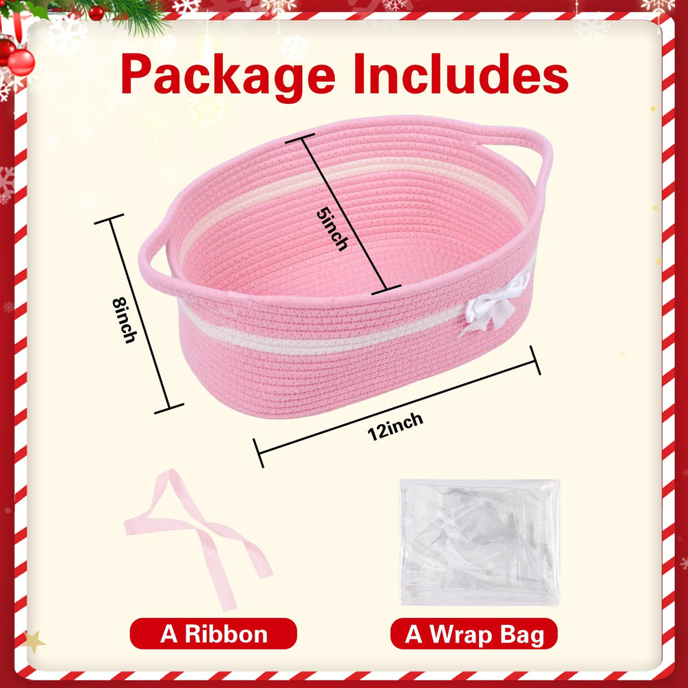 Degeyoyo organized home with this small basket for decor, snacks, and toys.