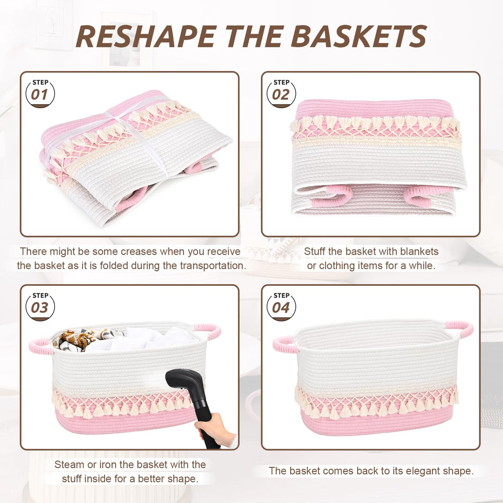 Degeyoyo pet toys storage basket keeps toys tidy.
