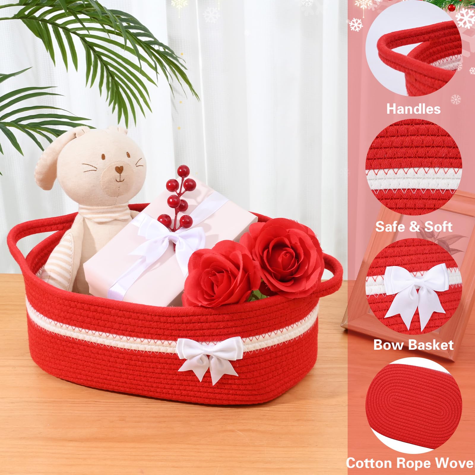 Degeyoyo small basket storage demonstrates versatile organization for home items.
